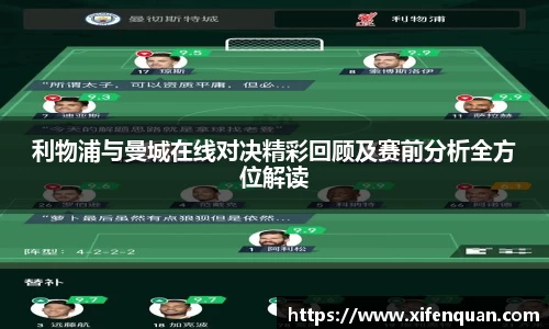 利物浦与曼城在线对决精彩回顾及赛前分析全方位解读